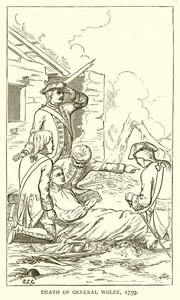Mort du général Wolfe, 1759 - English School