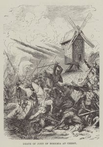 Mort de Jean de Bohême à Cressy