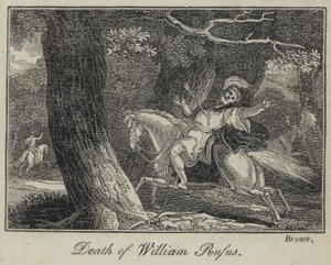 Mort de Guillaume le Roux (gravure) - English School