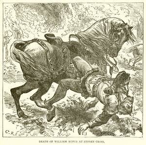 Mort de Guillaume le Roux à Stoney Cross - English School