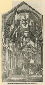Décoration de Burlington Arcade - English School