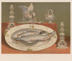 Faïence décorative par M Avisseau, Fils, Tours - English School