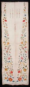 Textile décoratif pour une robe - English School