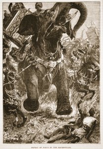 Défaite de Porus par les Macédoniens - English School