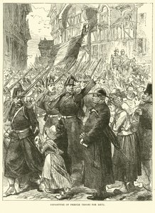 Départ des troupes françaises pour Metz, août 1870 - English School
