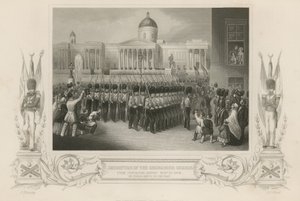 Départ des Grenadier Guards de Trafalgar Square - English School