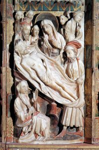 Déposition, Polyptyque de la passion (relief en albâtre) - English School