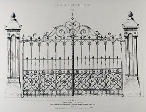 Conception pour une porte, de 