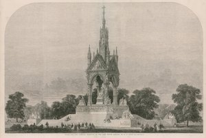 Conception pour le mémorial national du défunt Prince Consort - English School