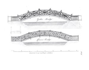 Dessins pour des ponts de jardin, publié en 1773