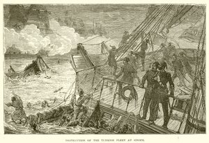 Destruction de la Flotte Turque à Sinope
