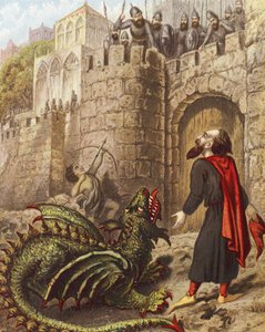 Diabolus, Ill-Pause et Tisiphone devant les portes de Mansoul - English School
