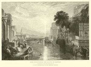 Didon supervisant la construction de Carthage - English School