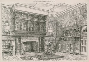 Salle à manger au 6 Grosvenor Place pour H Campbell-Bannerman, MP - English School
