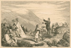 Donald Cargill prêchant dans les champs - English School