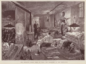 Dortoir à la Préfecture de Police de Paris, France - English School