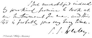 Dr Samuel J Wesley - English School