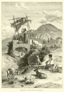 Puits au pied du Vésuve