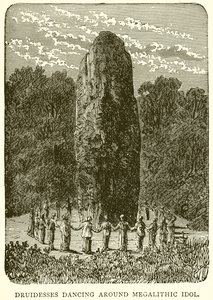 Druidesse dansant autour d