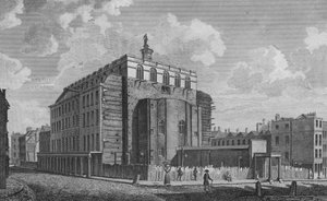 Théâtre de Drury Lane, Westminster, incendié en 1809
