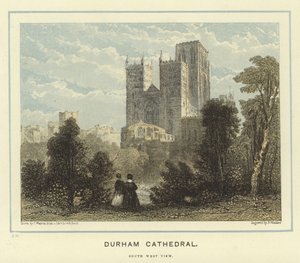 Cathédrale de Durham, vue sud-ouest