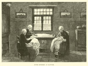 Intérieur hollandais à Katwijk - English School