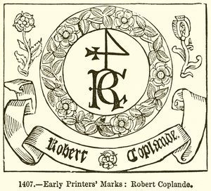 Marques des premiers imprimeurs : Robert Coplande