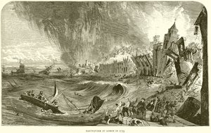 Tremblement de terre à Lisbonne en 1755 - English School