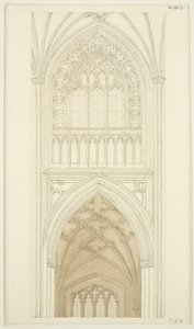 Côté est du transept sud de St Mary Redcliffe - English School