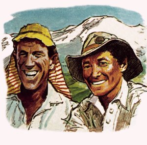 Edmund Hilary et Sherpa Tenzing