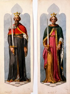 Édouard II et Richard I - English School