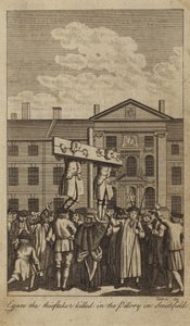 Egan le voleur tué dans le pilori à Smithfield - English School