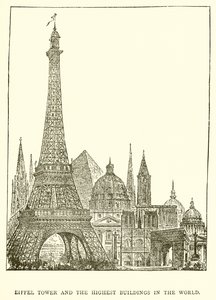 Tour Eiffel et les plus hauts bâtiments du monde