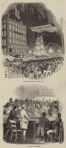 Élection du président américain (gravure) - English School