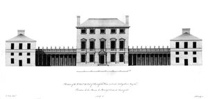 Élévation de la Maison du Très Honorable Comte de Chesterfield, 1767
