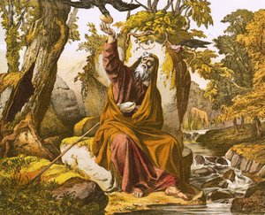 Élie nourri par les corbeaux
