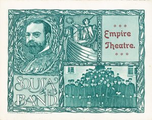 Empire Theatre, Londres, avec Sousa et son orchestre - English School