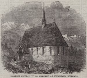 Église anglaise à ériger à Karlsbad, Bohême
