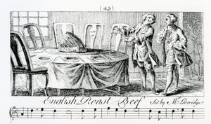 "Rôti de bœuf anglais" par M. Leveridge - English School