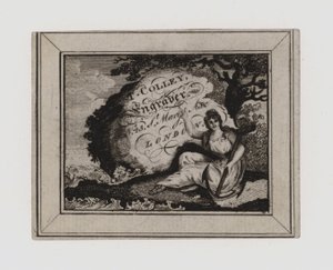 Graveurs, T Colley, carte de visite - English School