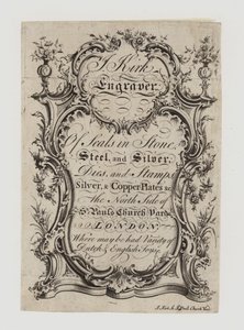 Graveurs de sceaux, J Kirk, carte de visite