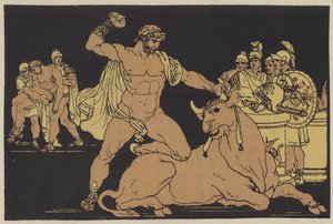 Entellus tuant le taureau