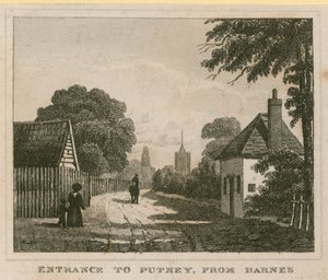 Entrée de Putney depuis Barnes - English School