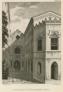 Entrée de Strawberry Hill, Londres - English School