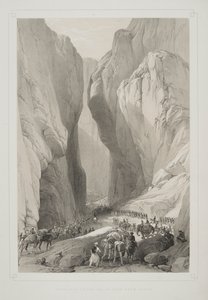 Entrée du col de Bolan depuis Dadur, de 