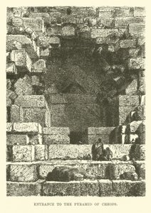 Entrée de la pyramide de Khéops - English School