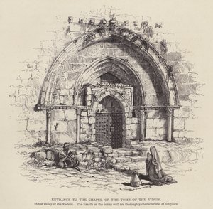 Entrée de la chapelle du Tombeau de la Vierge - English School