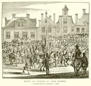 Entrée de Charles II à Londres - English School