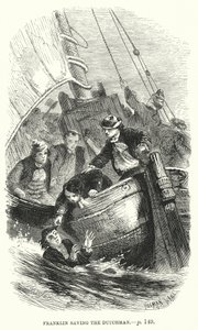 Épisode de la vie du jeune Benjamin Franklin (gravure)