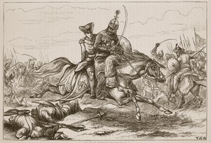 Évasion du lieutenant Goreham, illustration de Cassell
